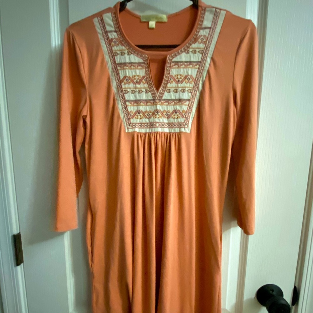 Peach/Orange Casual Dress